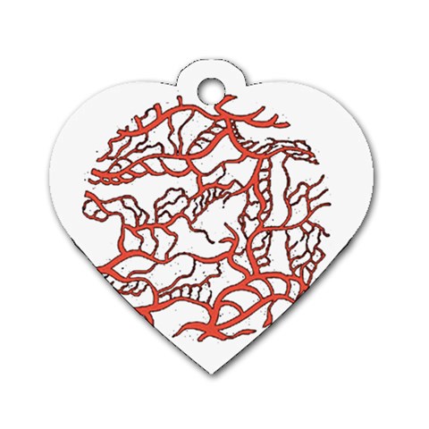 Twenty One Pilots Tear In My Heart Soysauce Remix Dog Tag Heart (Two Sides) from ArtsNow.com Front