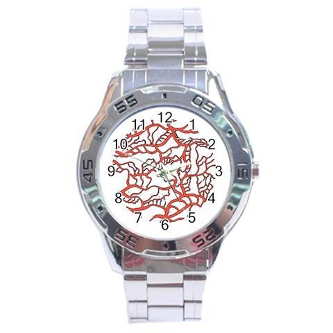 Twenty One Pilots Tear In My Heart Soysauce Remix Stainless Steel Analogue Watch from ArtsNow.com Front