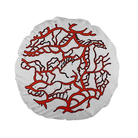 Twenty One Pilots Tear In My Heart Soysauce Remix Standard 15  Premium Round Cushion  from ArtsNow.com Front