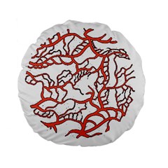 Twenty One Pilots Tear In My Heart Soysauce Remix Standard 15  Premium Round Cushion  from ArtsNow.com Back