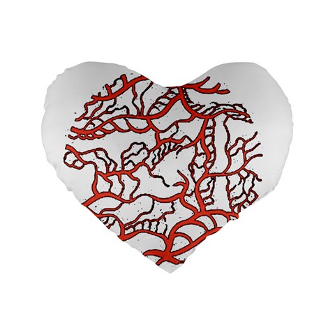 Twenty One Pilots Tear In My Heart Soysauce Remix Standard 16  Premium Heart Shape Cushion  from ArtsNow.com Front