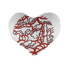 Twenty One Pilots Tear In My Heart Soysauce Remix Standard 16  Premium Heart Shape Cushion  from ArtsNow.com Back
