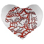 Twenty One Pilots Tear In My Heart Soysauce Remix Large 19  Premium Heart Shape Cushion