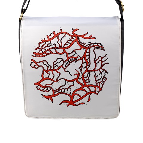 Twenty One Pilots Tear In My Heart Soysauce Remix Flap Closure Messenger Bag (L) from ArtsNow.com Front