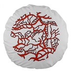 Twenty One Pilots Tear In My Heart Soysauce Remix Large 18  Premium Flano Round Cushion 