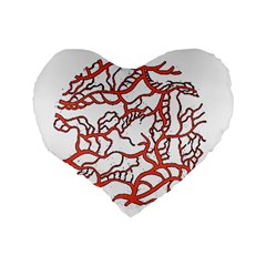 Twenty One Pilots Tear In My Heart Soysauce Remix Standard 16  Premium Flano Heart Shape Cushion  from ArtsNow.com Back