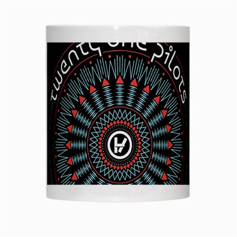 Twenty One Pilots  White Mug from ArtsNow.com Center