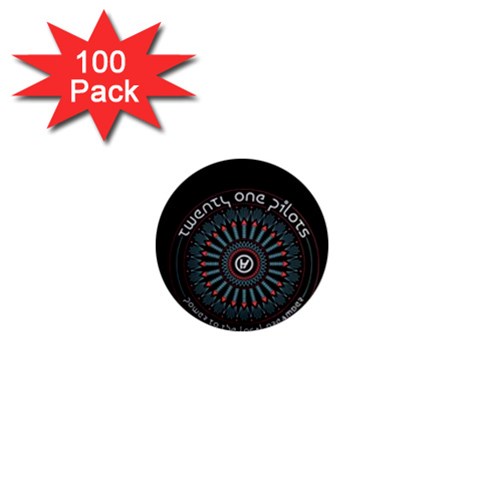 Twenty One Pilots  1  Mini Magnet (100 pack)  from ArtsNow.com Front