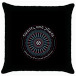 Twenty One Pilots  Throw Pillow Case (Black)