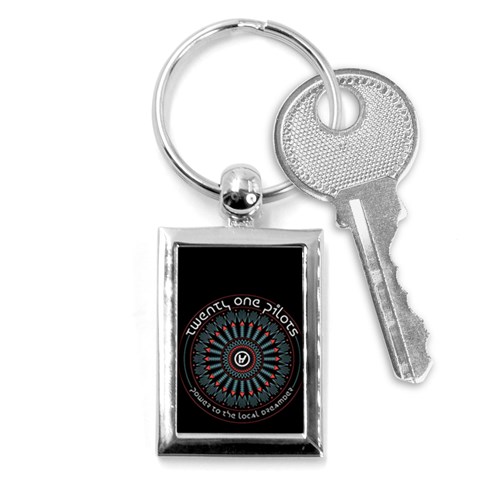 Twenty One Pilots  Key Chain (Rectangle) from ArtsNow.com Front