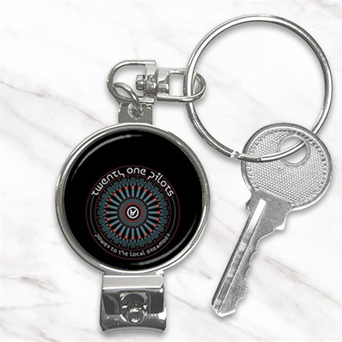 Twenty One Pilots  Nail Clippers Key Chain from ArtsNow.com Front