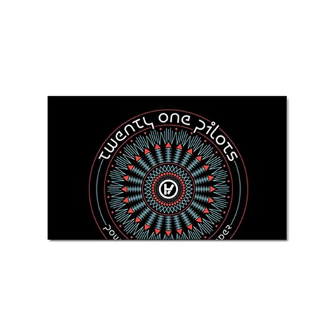 Twenty One Pilots  Sticker Rectangular (10 pack) from ArtsNow.com Front