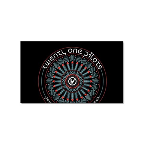 Twenty One Pilots  Sticker Rectangular (100 pack) from ArtsNow.com Front
