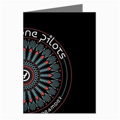 Twenty One Pilots  Greeting Cards (Pkg of 8) from ArtsNow.com Left