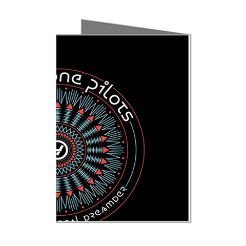 Twenty One Pilots  Mini Greeting Cards (Pkg of 8) from ArtsNow.com Left