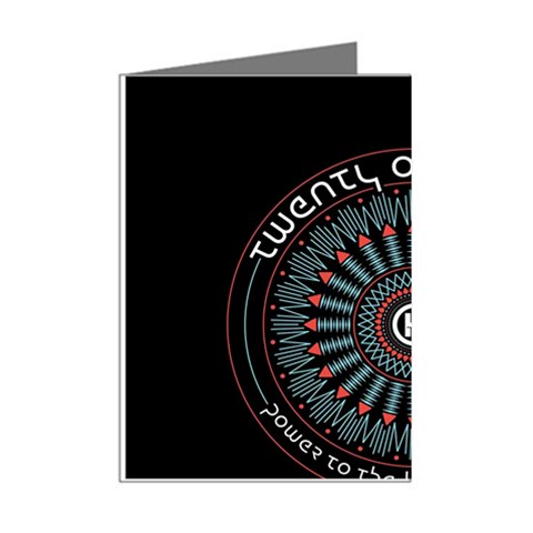 Twenty One Pilots  Mini Greeting Cards (Pkg of 8) from ArtsNow.com Right