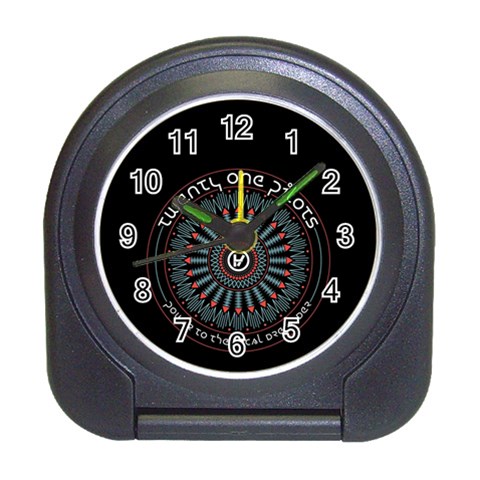 Twenty One Pilots  Travel Alarm Clock from ArtsNow.com Front