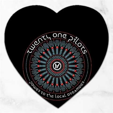 Twenty One Pilots  Jigsaw Puzzle (Heart) from ArtsNow.com Front