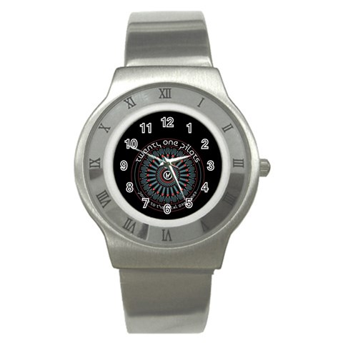 Twenty One Pilots  Stainless Steel Watch from ArtsNow.com Front