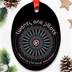 Twenty One Pilots  Oval Ornament (Two Sides)