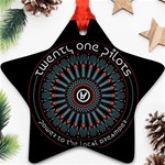 Twenty One Pilots  Star Ornament (Two Sides)