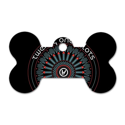 Twenty One Pilots  Dog Tag Bone (One Side) from ArtsNow.com Front