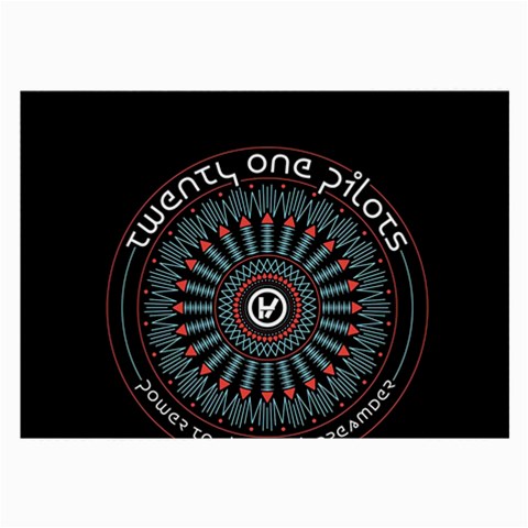 Twenty One Pilots  Large Glasses Cloth from ArtsNow.com Front
