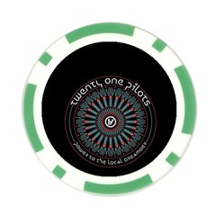Twenty One Pilots  Poker Chip Card Guard from ArtsNow.com Back