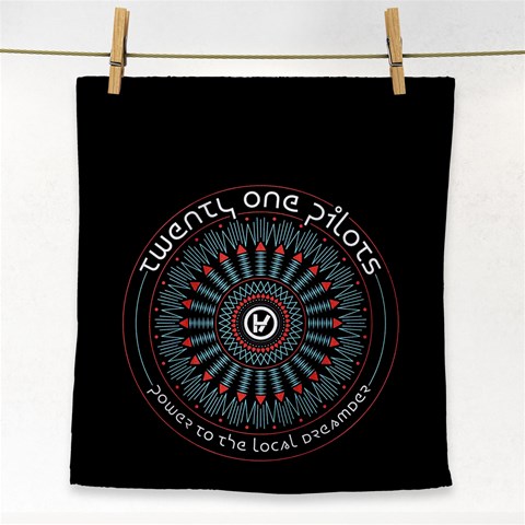 Twenty One Pilots  Face Towel from ArtsNow.com Front