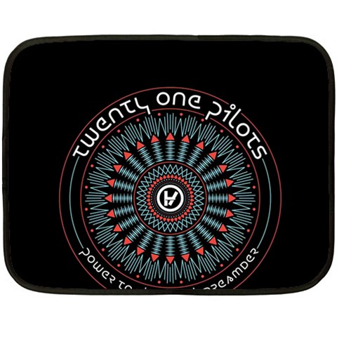 Twenty One Pilots  Double Sided Fleece Blanket (Mini) from ArtsNow.com 35 x27  Blanket Back