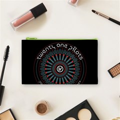 Twenty One Pilots  Cosmetic Bag (Small) from ArtsNow.com Front