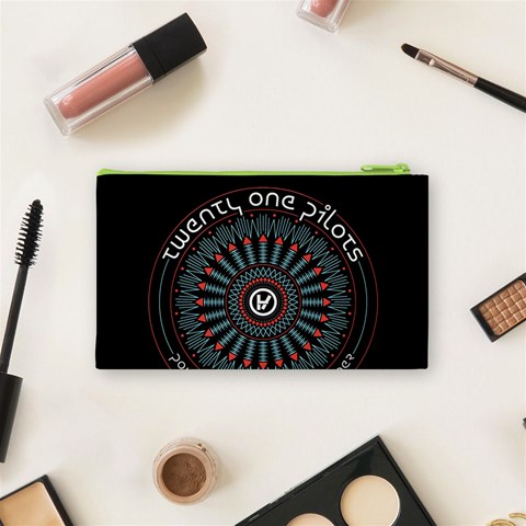 Twenty One Pilots  Cosmetic Bag (Small) from ArtsNow.com Back