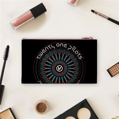 Twenty One Pilots  Cosmetic Bag (Small) from ArtsNow.com Back