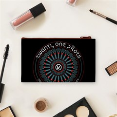 Twenty One Pilots  Cosmetic Bag (Small) from ArtsNow.com Back