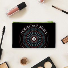 Twenty One Pilots  Cosmetic Bag (Small) from ArtsNow.com Back