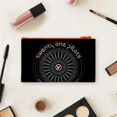 Twenty One Pilots  Cosmetic Bag (Small) from ArtsNow.com Back