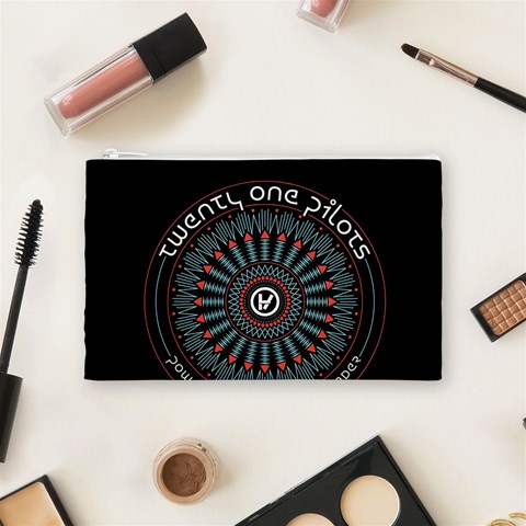Twenty One Pilots  Cosmetic Bag (Medium) from ArtsNow.com Front