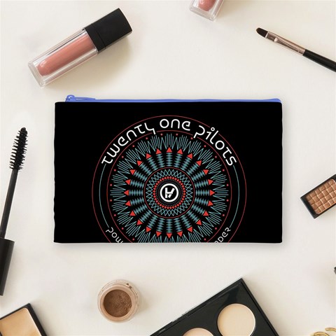Twenty One Pilots  Cosmetic Bag (Medium) from ArtsNow.com Front