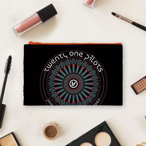Twenty One Pilots  Cosmetic Bag (Medium) from ArtsNow.com Front
