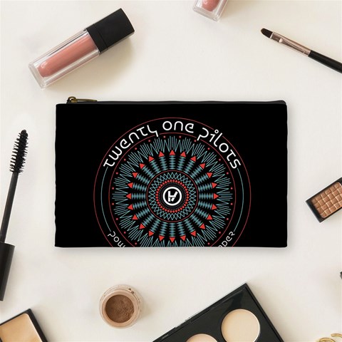 Twenty One Pilots  Cosmetic Bag (Medium) from ArtsNow.com Front