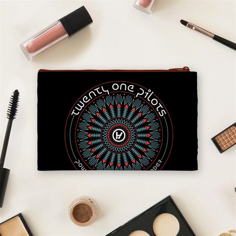 Twenty One Pilots  Cosmetic Bag (Medium) from ArtsNow.com Back