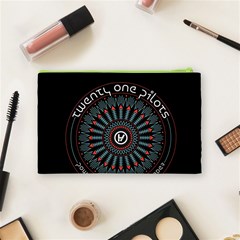 Twenty One Pilots  Cosmetic Bag (Medium) from ArtsNow.com Back