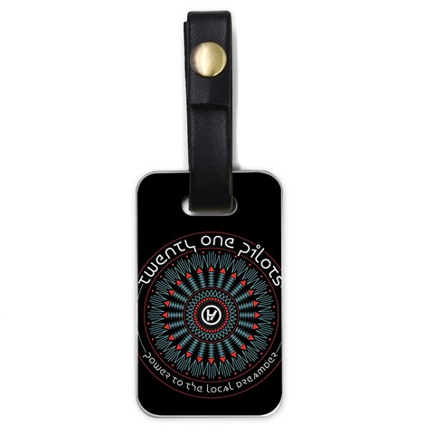 Twenty One Pilots  Luggage Tag (one side) from ArtsNow.com Front
