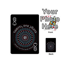 Queen Twenty One Pilots  Playing Cards 54 (Mini) from ArtsNow.com Front - SpadeQ