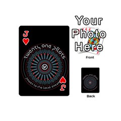 Jack Twenty One Pilots  Playing Cards 54 (Mini) from ArtsNow.com Front - HeartJ