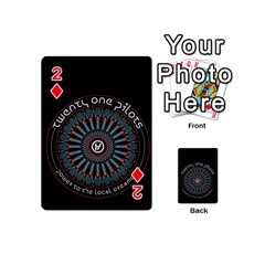 Twenty One Pilots  Playing Cards 54 (Mini) from ArtsNow.com Front - Diamond2