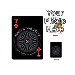 Twenty One Pilots  Playing Cards 54 (Mini) from ArtsNow.com Front - Diamond7
