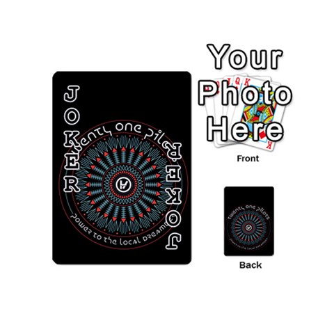 Twenty One Pilots  Playing Cards 54 (Mini) from ArtsNow.com Front - Joker1