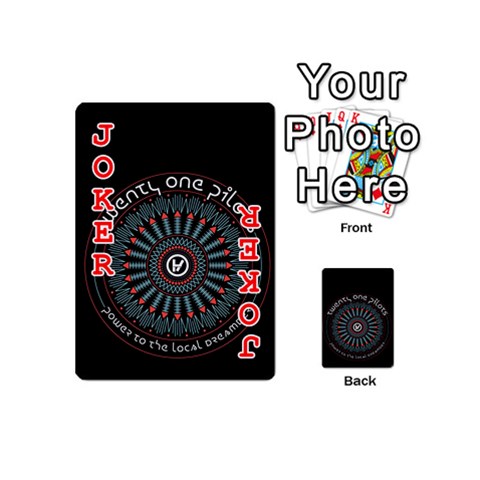 Twenty One Pilots  Playing Cards 54 (Mini) from ArtsNow.com Front - Joker2