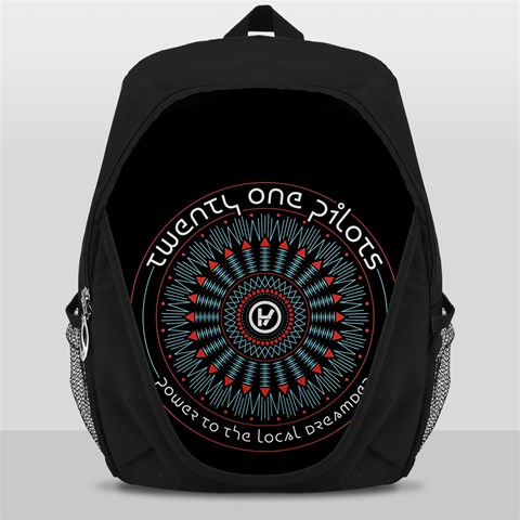 Twenty One Pilots  Backpack Bag from ArtsNow.com Front
